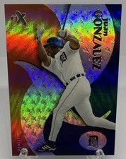 2000 Fleer E-X Juan Gonzalez #6 Refractor Detroit Tigers