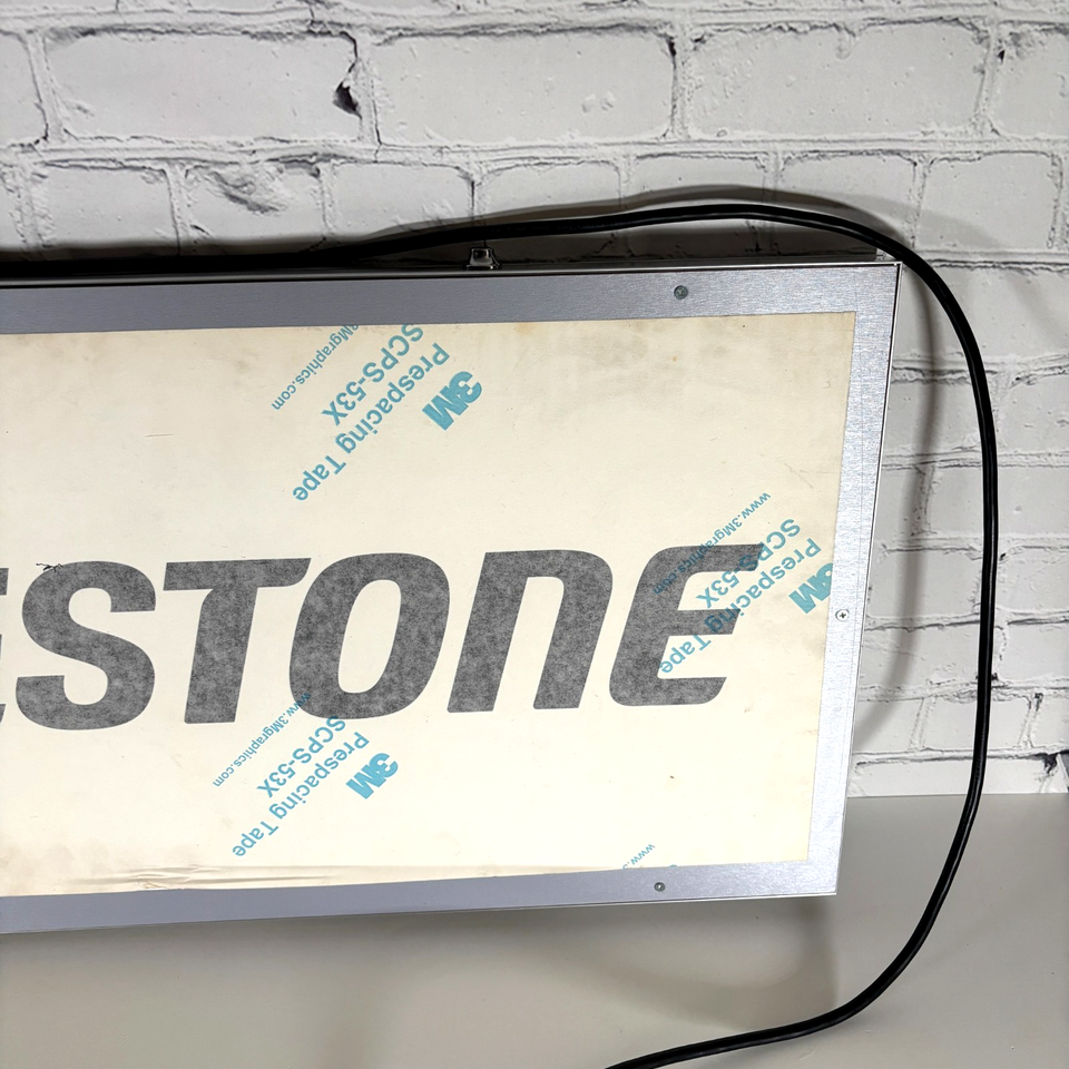 Bridgestone Tire Dealer Sign Lights Up NEW 38