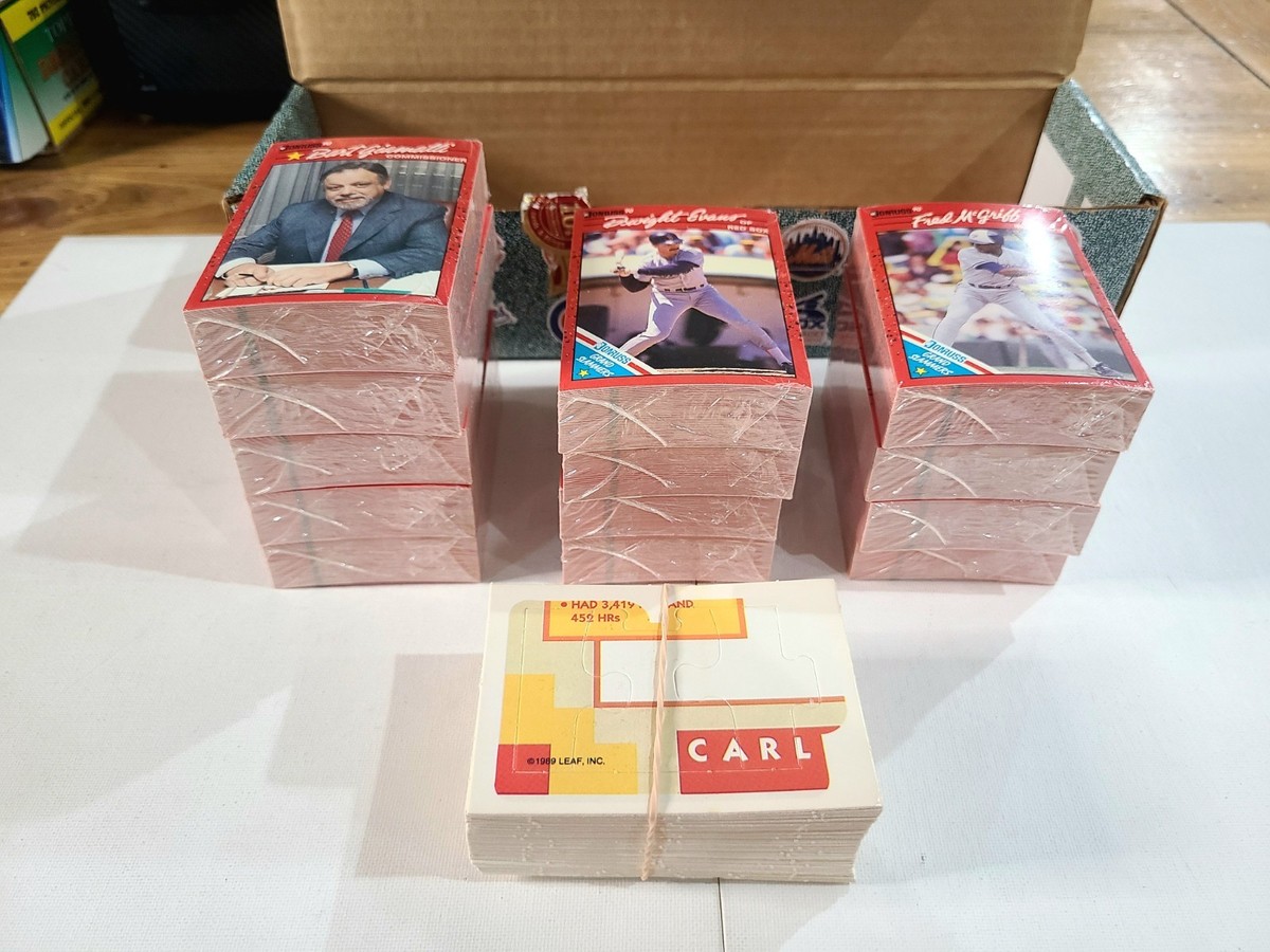 1990 Donruss Baseball Puzzle & Cards Box Set Sealed Packs Complete 
