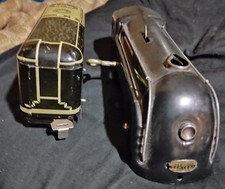 Prewar Marx O Gauge Mercury Wind Up Locomotive & NYC Tin Coffin Style Tender 