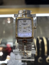 Raymond Weil Parsifal 9340 White Dial Two Tone Quartz Watch