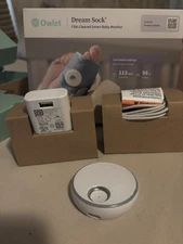 BASE ONLY !!!!!!!!  Owlet Dream Sock 3rd Gen Voice & Breathing Baby Monitor 