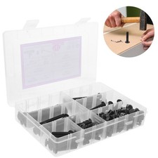 141 Pcs Crib Parts Replacements Furniture Bolts Bed Frame Screws