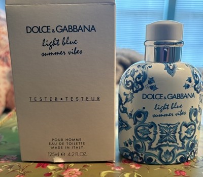Light Blue Summer Vibe by Dolce & Gabbana men EDT 4.2 oz New Tester
