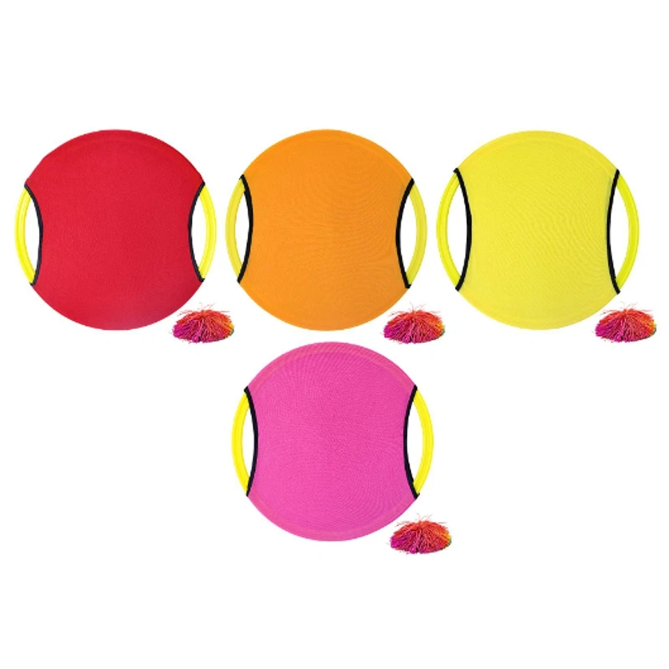 Bouncy Paddle Stringy Ball Lawn Sensory Activity Trampoline Paddle Ball Set - Image 2 of 2