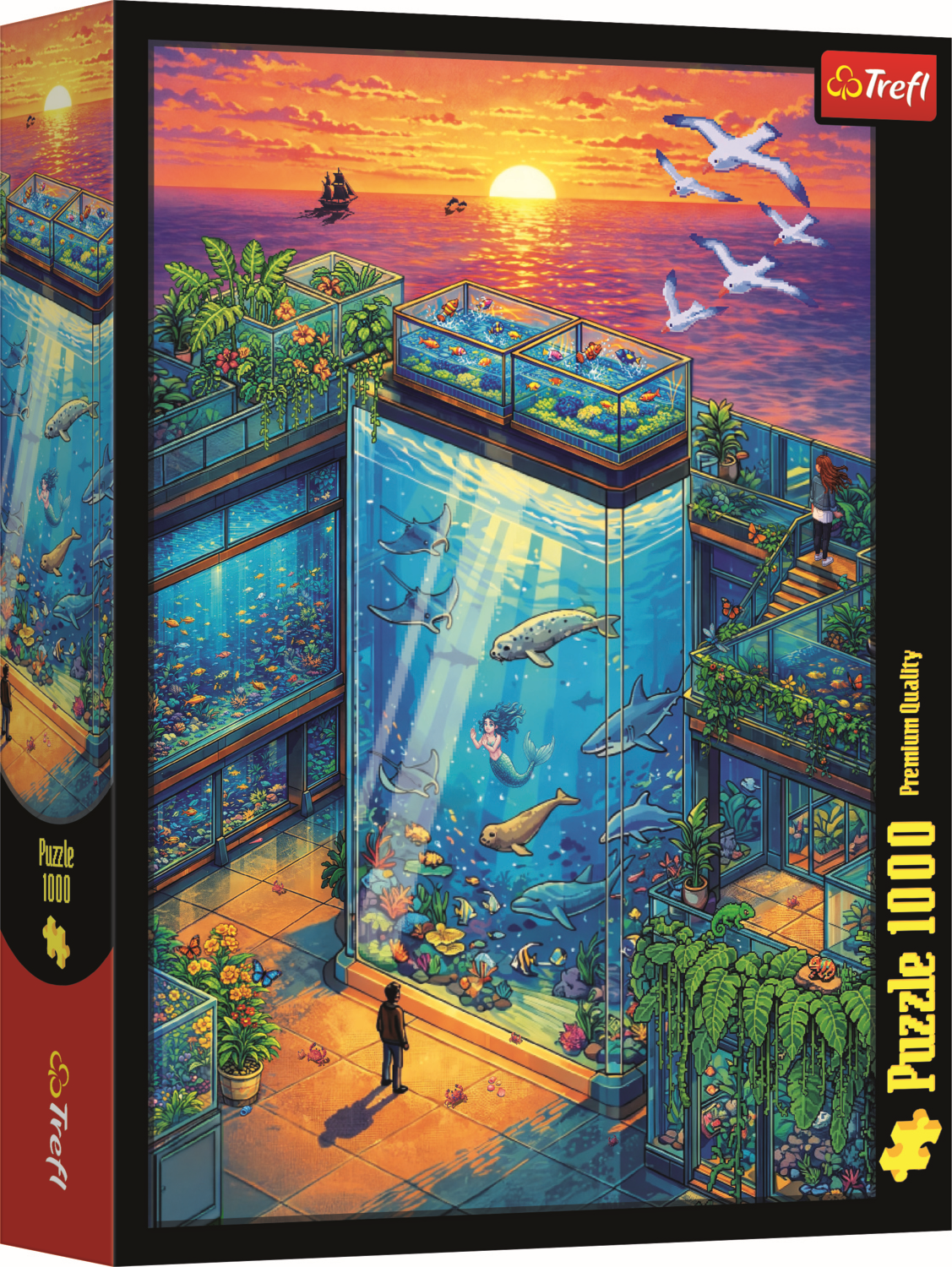 Puzzle Trefl 1000 Teile Premium Qualität Aquarium - Bild 4
