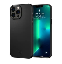 iPhone 13 Pro Max Case Apple Spigen Thin Fit Slim Matte Black Cover Protection