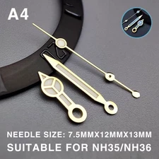 1 Set Luminous Watch Hand 7.75 x12x12.5mm For NH35 NH36