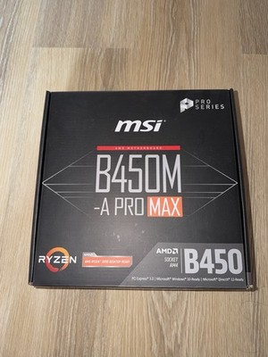 MSI B450M-A PRO MAX AM4 AMD (7C52-001R) Mainboard
