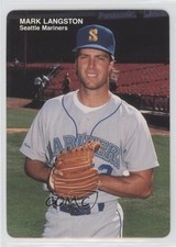 1989 Mother's Cookies Seattle Mariners Stadium Giveaway Mark Langston #5 5hy