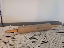 Vintage Wooden Rolling Pin 17" overall length