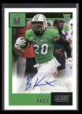 2021 Panini Chronicles Draft Picks Brenden Knox Score Rookie Autographs Auto RC
