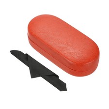 Hard Shell Eyeglasses Case, Large Glasses Case, Orange