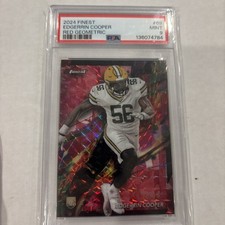 Edgerrin Cooper 2024 Finest Red Geometric   Rookie #10/10!🔥!🔥!Packers RARE