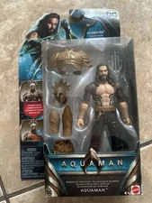 DC AQUAMAN Action Figure Hydro-Tek Color Changing in Water, 6” Tall 2018 NIB
