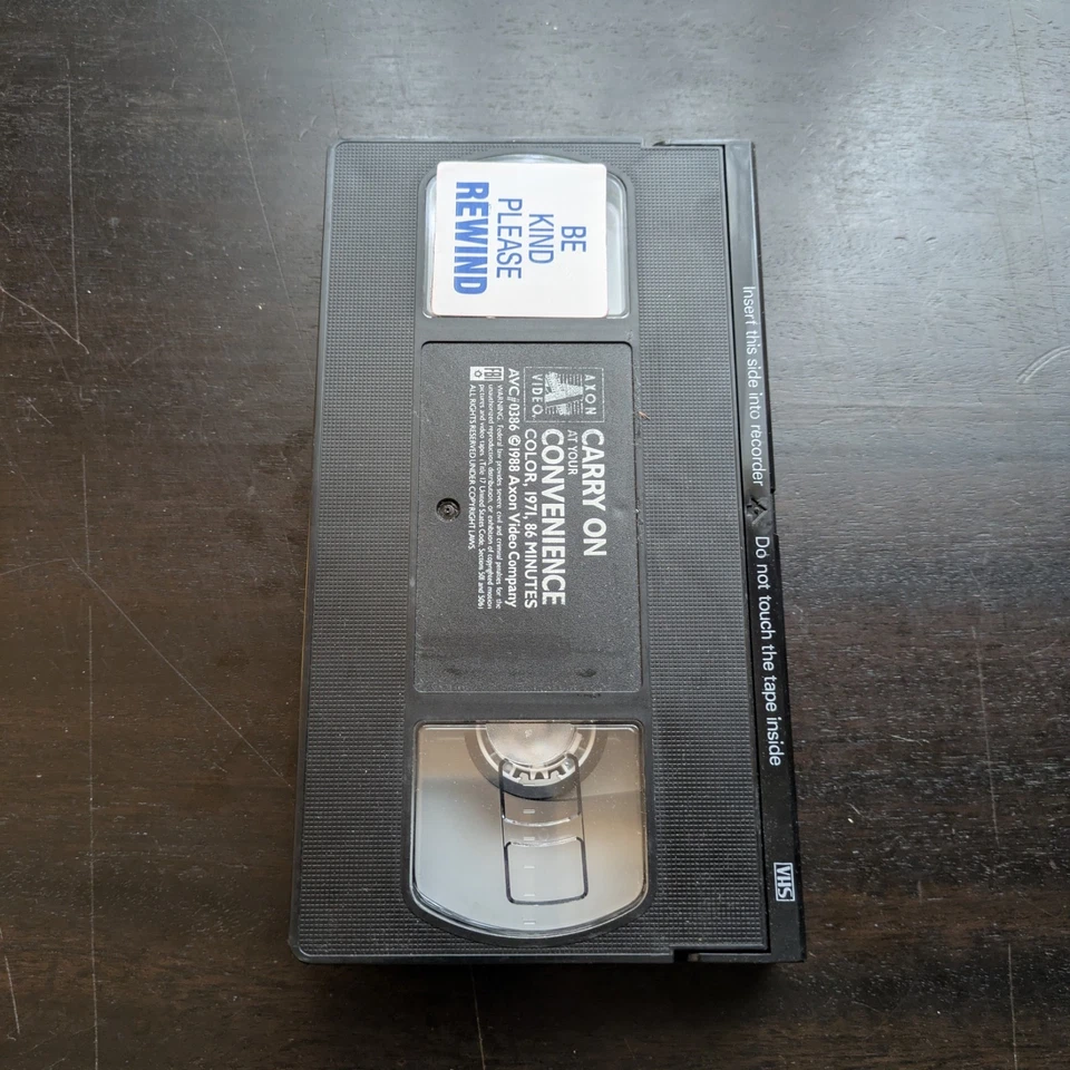 Carry On At Your Convenience VHS Axon Video 70s Bawdy Comedy - Image 2 of 3