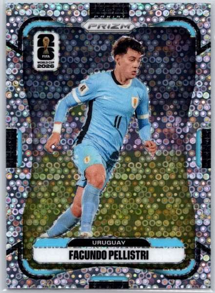 2026 Facundo Pellistri Disco Prizm Prizm FIFA World Cup #119 Blue Prizm Uruguay