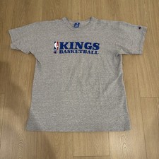 Vintage Sacramento Kings Champion Shirt Single Stitch. Size XL In Youth