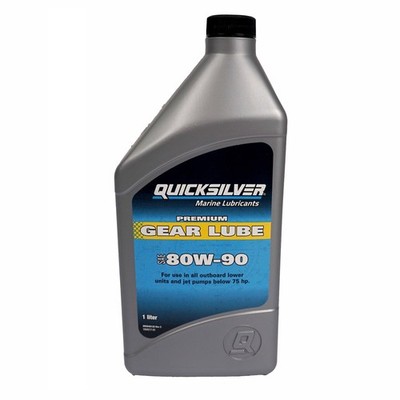Quicksilver Getriebe Öl Schmiermittel Gear Oil bis 75PS Getriebeöl SAE80W-90 1 L