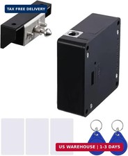 RFID Lock Electronic Cabinet Lock with USB Cable - Hidden DIY Lock for Wooden Ca