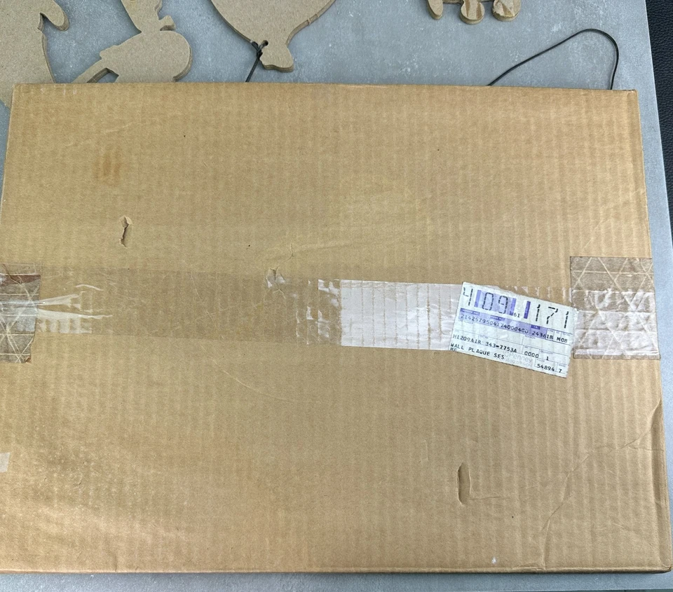 RARO Vintage SESAME STREET Placa de Pared Decoración Guardería con CAJA Galleta Monstruo Foto 2 de 4