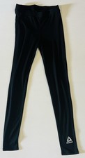 Reebok Mujer Leggings Pequeños Negros Atléticos Entrenamiento Gimnasio Yoga Leggings
