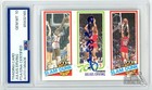 Julius Erving 1981 Topps Slam Dunk Autograph Card #258 PSA/DNA 10