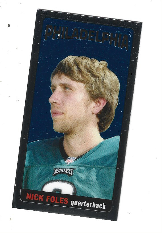 Nick Foles #3 Football Cards 2012 Topps Chrome 1965 Inserts trading card — raw and PSA graded price guide