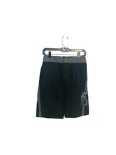The North Face Boys Black Board Shorts Swim Trunks Camo Sz 10