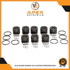 8X PISTONS WITH RINGS 4.4 TDV8 448DT STANDARD LR RANGE ROVER