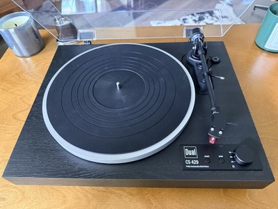 Dual CS 429 Black Full-Automatic Turntable with Preamp Ortofon 2M Red Cartridge