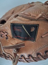Vintage SEARS Roebuck CATCHER 1686 Baseball Glove Pro Pocket Top Grain Cowhide