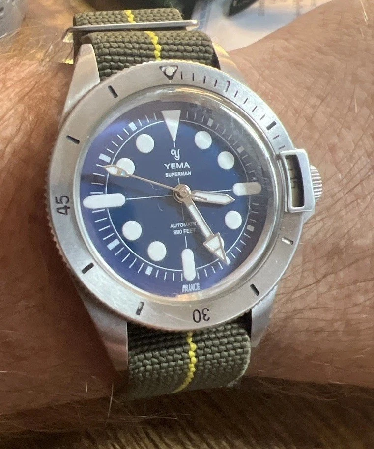 Maxi esfera azul Yema X Worn & Wound Superman Foto 2 de 4