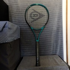 Dunlop Power Tech Oversize Tennis Racquet Aqua Green Metalflake 4 1/4 Grip