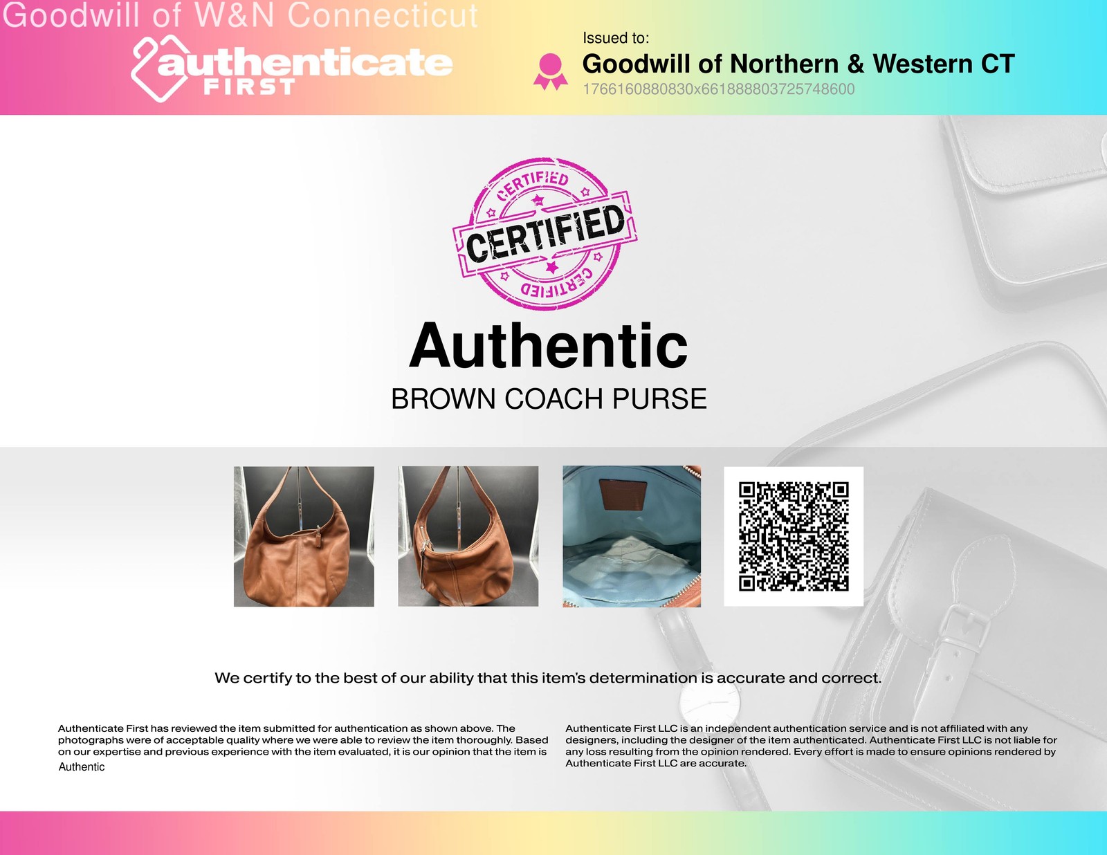 Authenticated Coach Women Brown Basic - image 6