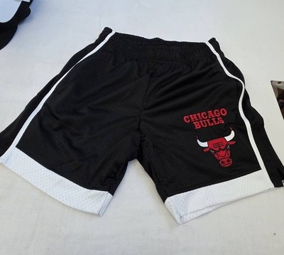 New Era Chicago Bulls Mesh Shorts Schwarz Größe M