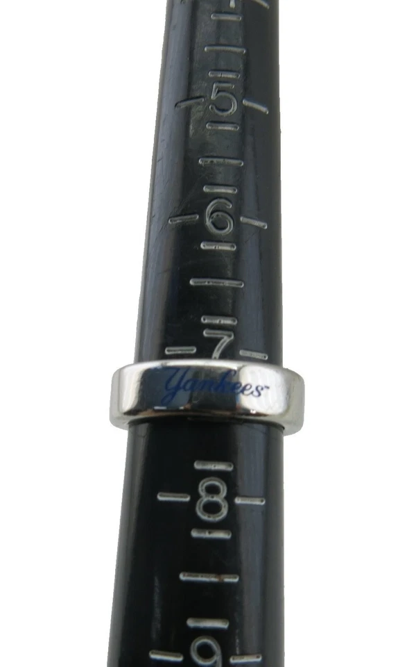 Official Game Time New York Yankees Stacked Gemstone Team 7.5" Rings - Image 4 of 4