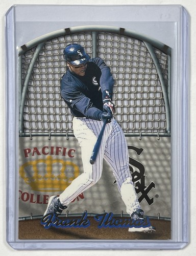 FRANK THOMAS 1999 PACIFIC CROWN COLLECTION #5 IN THE CAGE WHITE SOX