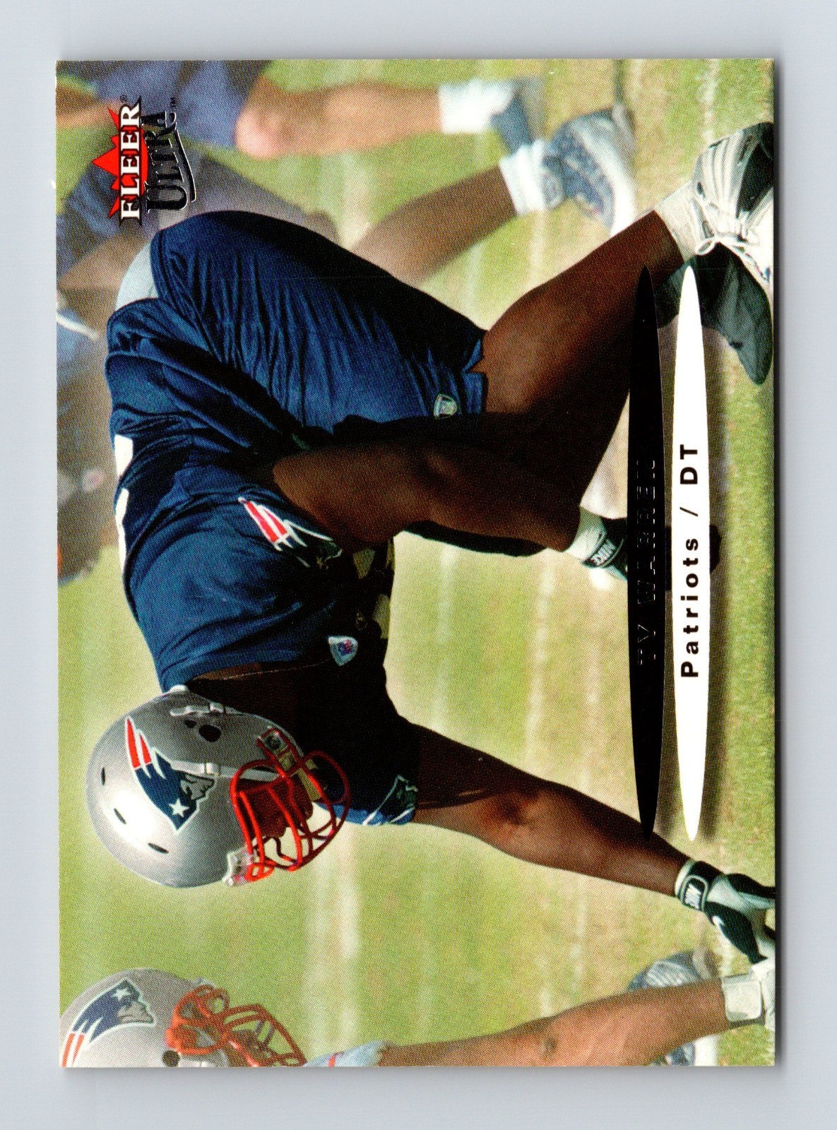 2003 Fleer Ultra Ty Warren RC New England Patriots #U203