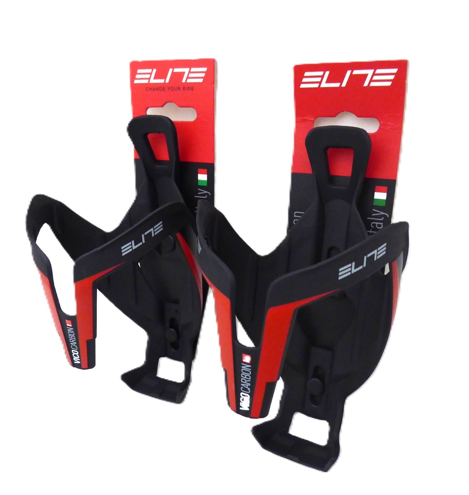 Cage - Matte Black/red -  Pair