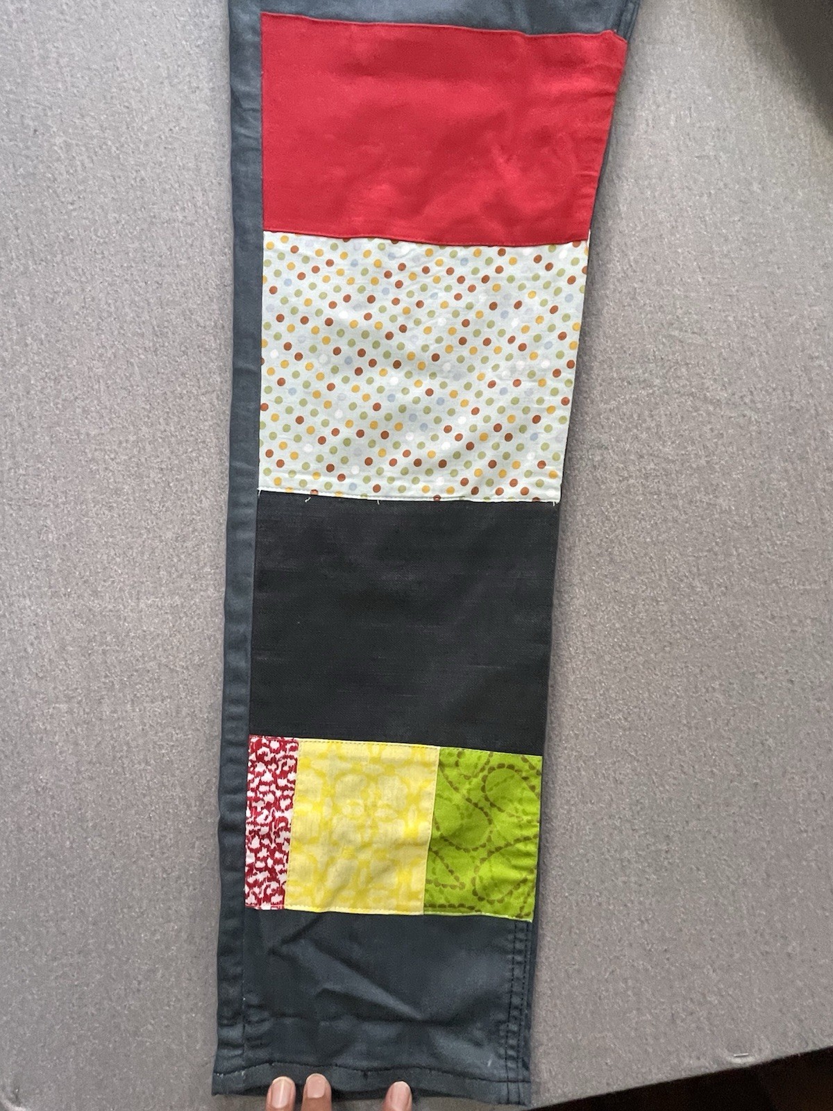 Levi’s 511 Custom Colorful Flower Patchwork Denim… - image 2