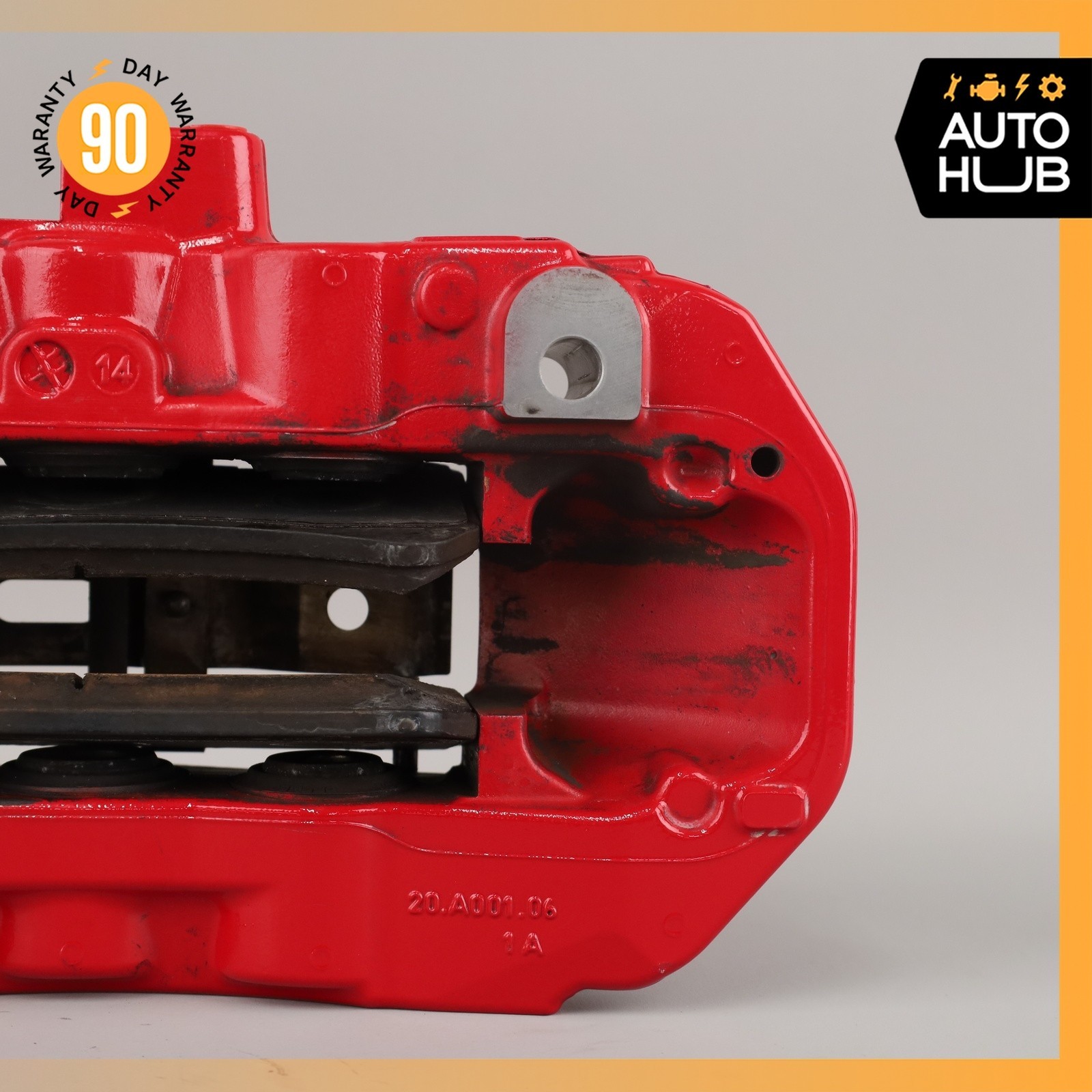 Maserati Ghibli M157 Quattroporte Front Left Side Brake Caliper Red 67000917 OEM