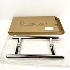 Sure-Loc Barn Door Handle 12" Ladder 2 Sided Polished Chrome RD2 26