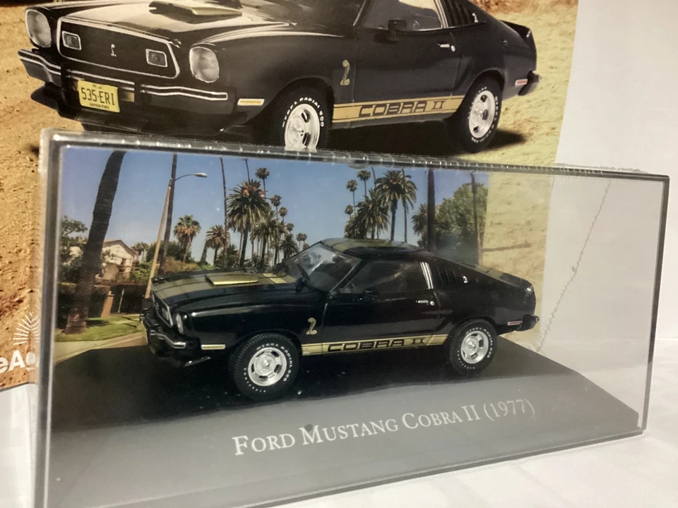 FORD MUSTANG COBRA MKII 1977 In metallo 1/43 american cars, Nuova In Teca - Immagine 2 di 4