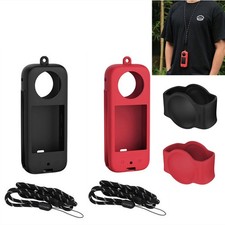 For Insta360 One X3 Camera Body Lens Protector Case Cover Lanyard Accessories