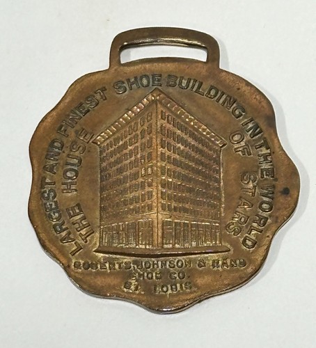 Vintage Star Brand Schuhe Werbung Uhr Anhänger Roberts/Johnson/Rand Shoe Co - Bild 5 von 6