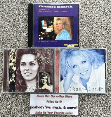 Lot Of 3 CONNIE SMITH CDS - The Essential - Self -Titled S/T - Live In Branson