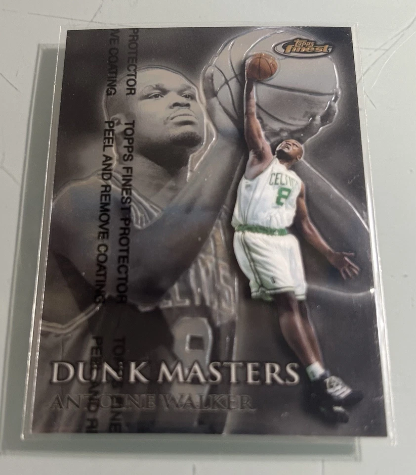 1999-00 Topps Finest - Dunk Masters Antoine Walker #DM8 /750 90s SP With Coating - Image 3 of 3
