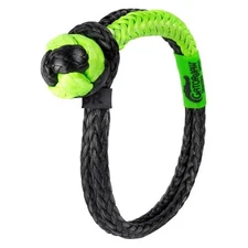 5/16" NexGen PRO Gator-Jaw Series Synthetic Soft Shackle w Green / Black Eyes