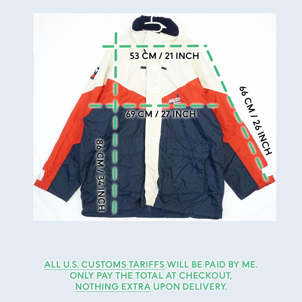 vintage an・an no.34 Vintage Musto MPX Full Zip Sailing Jacket Men's 2XL | eBay